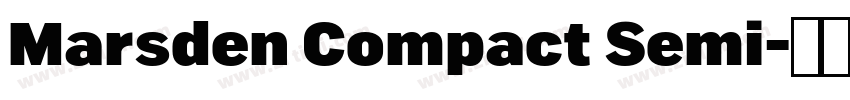 Marsden Compact Semi字体转换